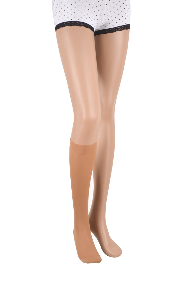 1/2 Pairs Opaque Compression Stocking Pantyhose Therapeutic 23-32