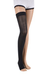 23-32 mmHg / Open Toe / Thigh-high Compression Stockings