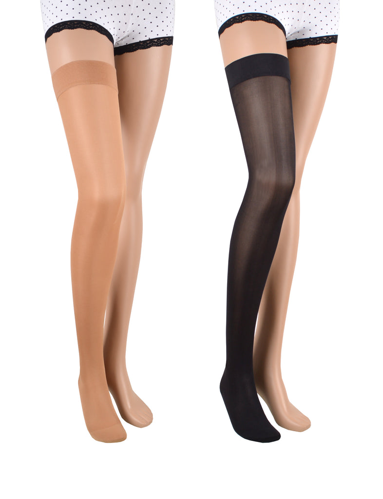 Medical Compression Pantyhose Tights 23-32 mmHg Support Stockings Women's  Men's
