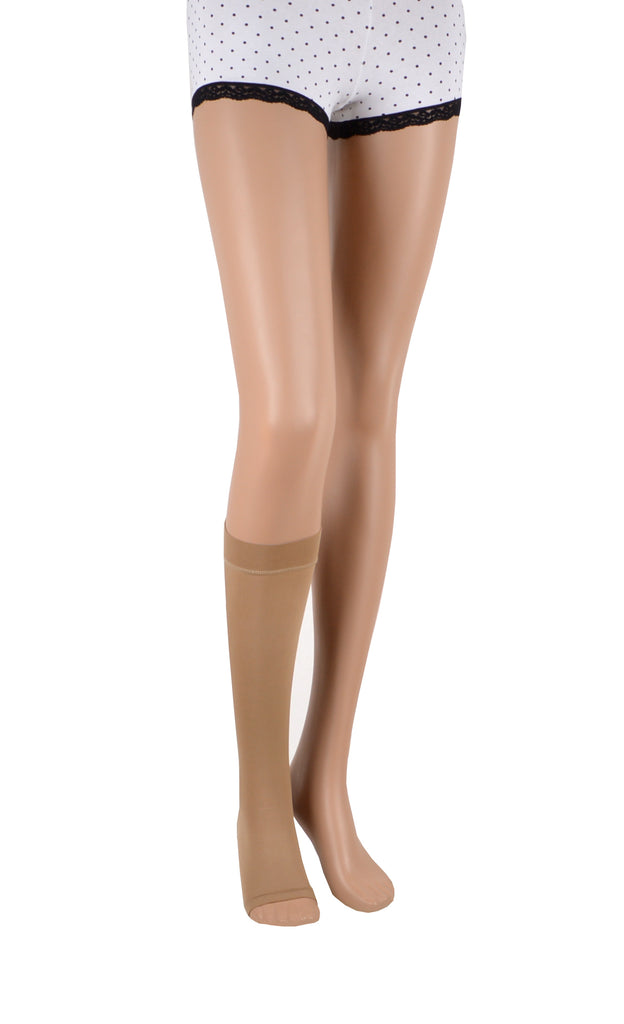 Medical Compression Stockings Class 2 (23-32 mmHg), Beige